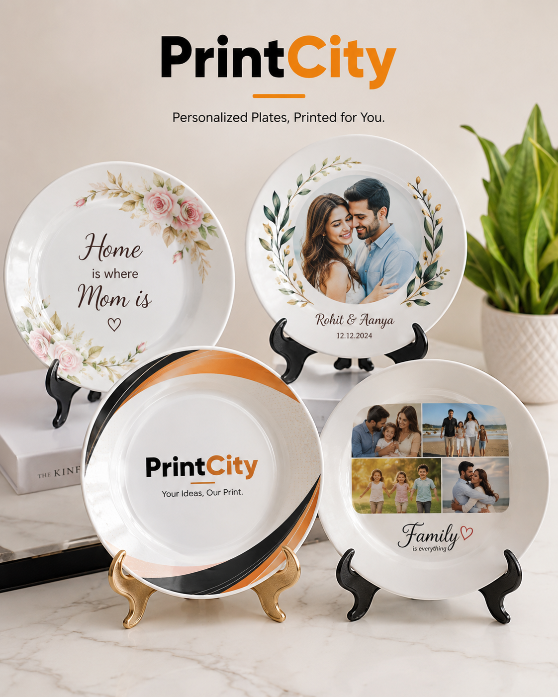 Personalised Photo Plate